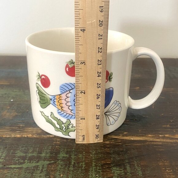 Whimsical Underwater Fish Design Coffee Mug - Picture 7 of 8